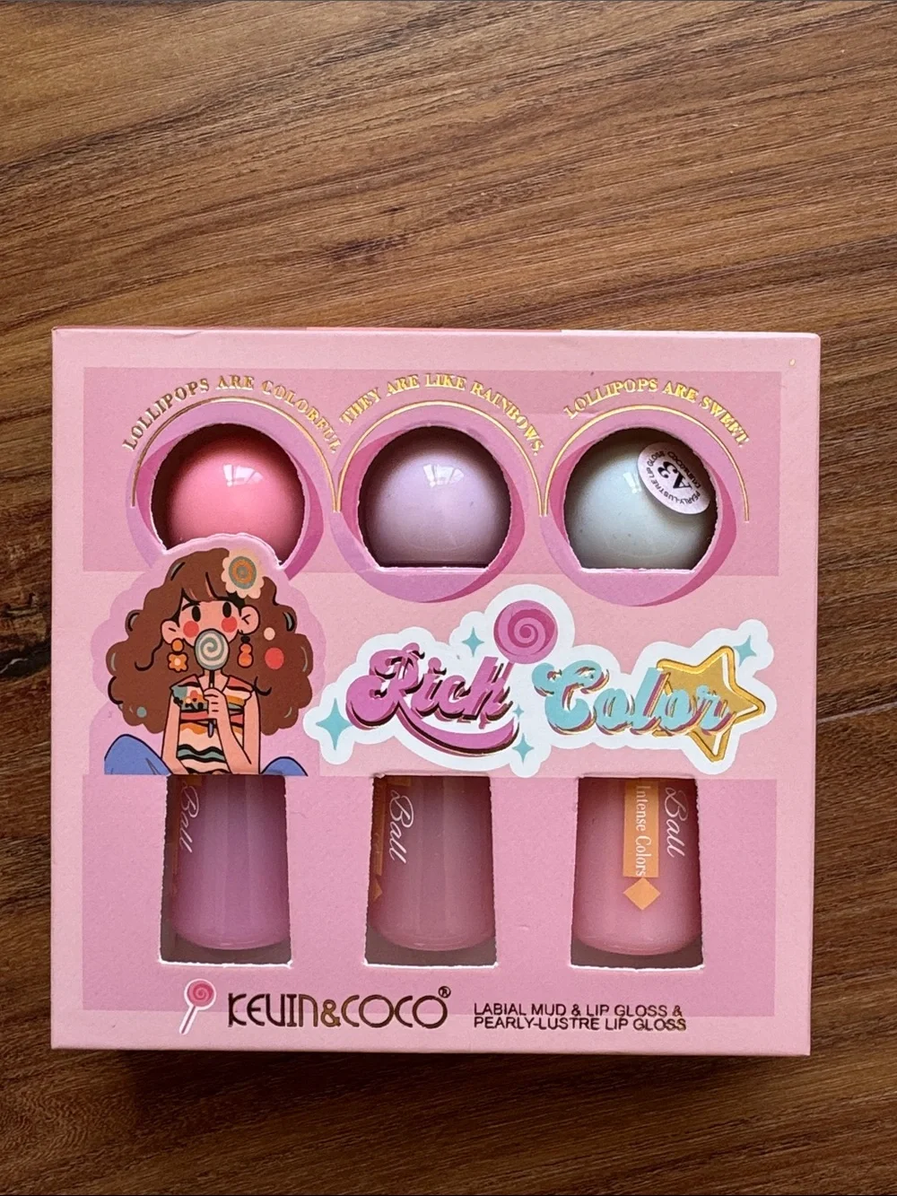 Kevin & Coco Beauty Bundle | Lip Gloss Set, Lip Mask, Blush, Cosmetic Bag + Lip